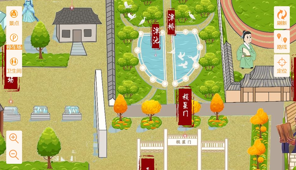 武强手绘地图景区语音讲解导览系统：智慧景区建设的基石